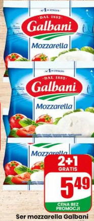 Ser mozzarella Galbani