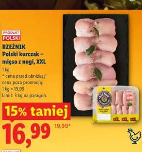 Rzeźnik Polski kurczak – mięso z nogi, XXL