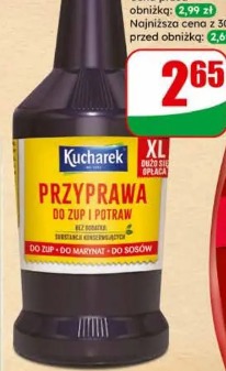 Przyprawa w płynie do zup i potraw Kucharek