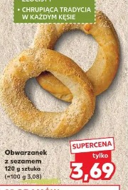 Obwarzanek z sezamem