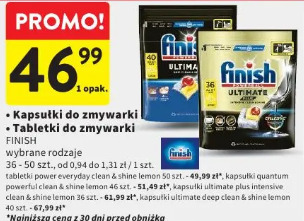 Finish kapsułki do zmywarki, tabletki do zmywarki wybrane rodzaje