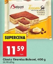 Ciasto Tiramisu Balconi