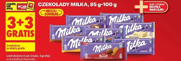 Milka czekolady