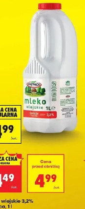 Mleko wiejskie 3,2% Piątnica