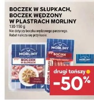 Boczek w słupkach, boczek wędzony w plastrach Morliny
