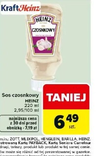 Sos czosnkowy HEINZ