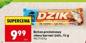 Baton proteinowy słony karmel Dzik