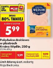 Polędwica drobiowa w plastrach Kraina Wędlin