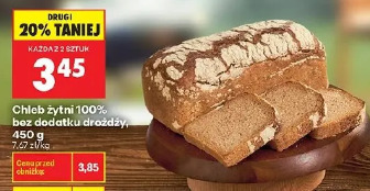 Chleb żytni 100% bez dodatku drożdży