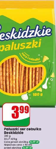 Paluszki ser cebulka Beskidzkie