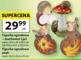 Figurka ogrodowa muchomor i jeż