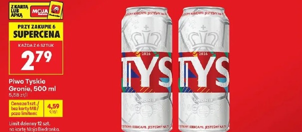 Tyskie Gronie piwo