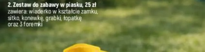 Zestaw do zabawy w piasku