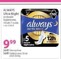 Always Ultra Night podpaski higieniczne