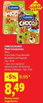 Lubella/Kubuś Płatki śniadaniowe