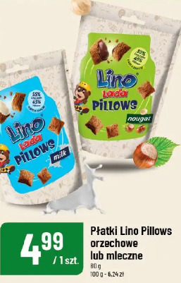 Płatki Lino Pillows orzechowe lub mleczne