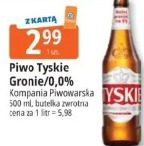 Piwo Tyskie Gronie/0,0% Kompania Piwowarska