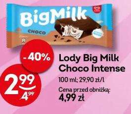 Lody Big Milk Choco Intense