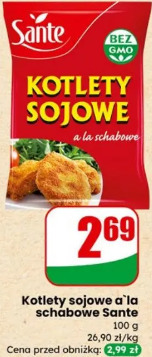 Kotlety sojowe a'la schabowe Sante