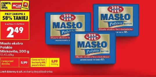 Masło ekstra Polskie Mlekovita