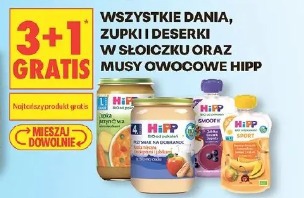 Wszystkie dania, zupki i deserki w słoiczku oraz musy owocowe Hipp