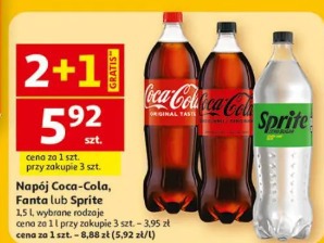 Napój Coca-Cola, Fanta lub Sprite
