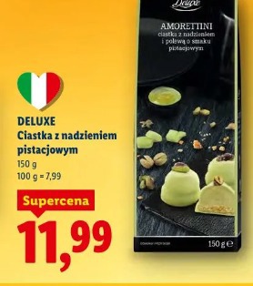Deluxe Ciastka z nadzieniem pistacjowym