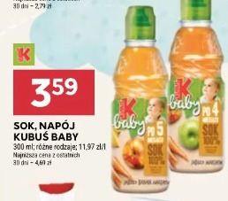 Sok, napój Kubuś Baby