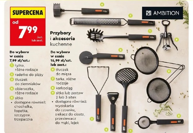 Przybory i akcesoria kuchenne Ambition