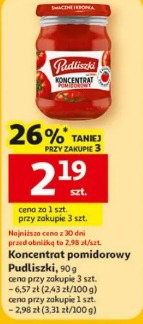 Koncentrat pomidorowy Pudliszki