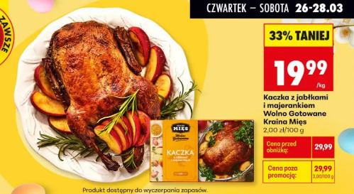 Kaczka z jabłkami i majerankiem wolno gotowane Kraina Mięs