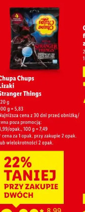 Chupa Chups Lizaki Stranger Things