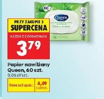 Papier nawilżany Queen, 60 szt.