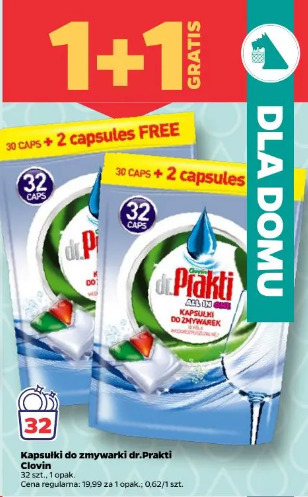 Kapsułki do zmywarki dr.Prakti Clovin