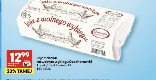 Jaja z chowu na wolnym wybiegu Czachorowski