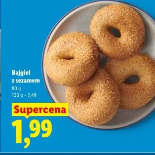 Bajgiel z sezamem