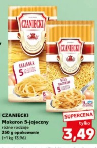 Czaniecki Makaron 5-jajeczny różne rodzaje