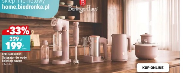 Berlingerhaus Saturator do wody, kolekcja taupe