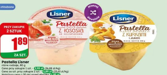 Pastella z kurkami Lisner