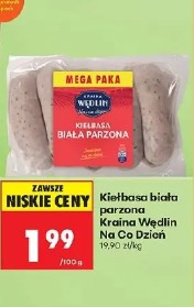 Kiełbasa biała parzona Kraina Wędlin Na Co Dzień