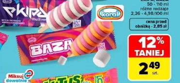 Lody na patyku kanapka lodowa Ekipa Baza Koral