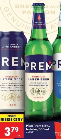 Piwo Prem 5,5% butelka