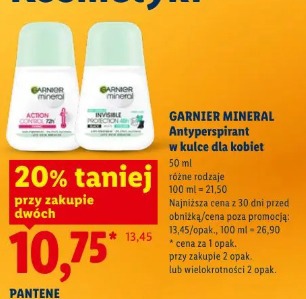 Garnier Mineral Antyperspirant w kulce dla kobiet