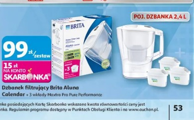 Dzbanek filtrujący Brita Aluna Calendar