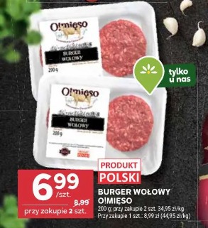 Burger wołowy O!Mięso