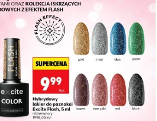Hybrydowy lakier do paznokci Excite Flash