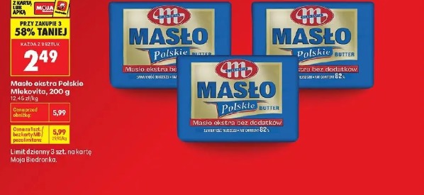 Masło ekstra Polskie Mlekovita
