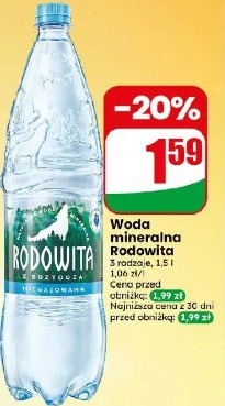 Woda mineralna Rodowita