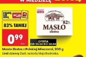 Masło Ekstra z Polskiej Mleczarni