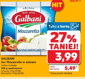 Galbani Ser Mozzarella w zalewie
